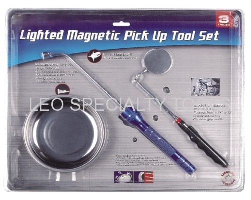 3pcs профессиональных магнитных набора инструментов относятся pick up & лоток и зеркало